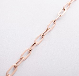 Браслет "Цепочка" в красном золоте б05640 №2