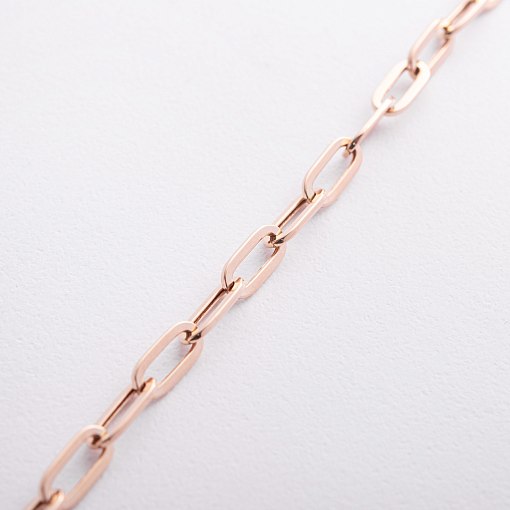 Браслет "Цепочка" в красном золоте б05640 4