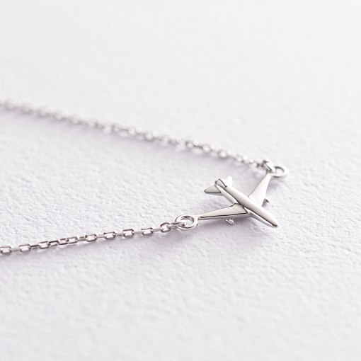 Браслет в білому золоті 