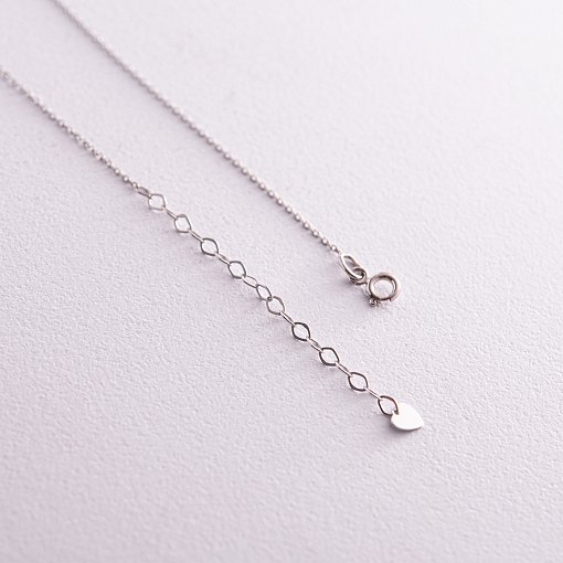 Двойное золотое колье "Шарики и сердечко" кол02313 5