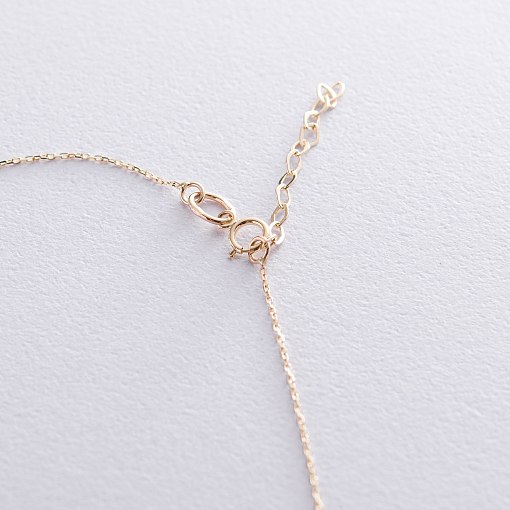 Колье Минимал в желтом золоте кол00954 4