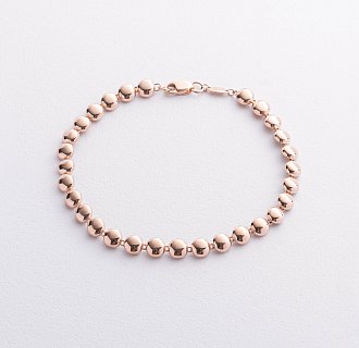 Браслет "Gloria" в красном золоте б05779