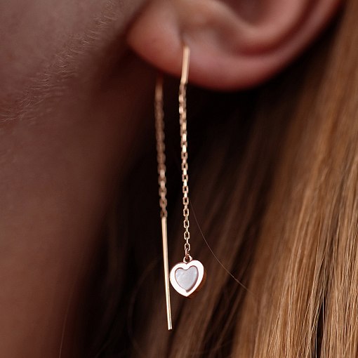 Золоті сережки - протяжки 