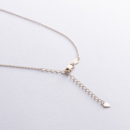 Кольє - ланцюжок у жовтому золоті кол02462 5